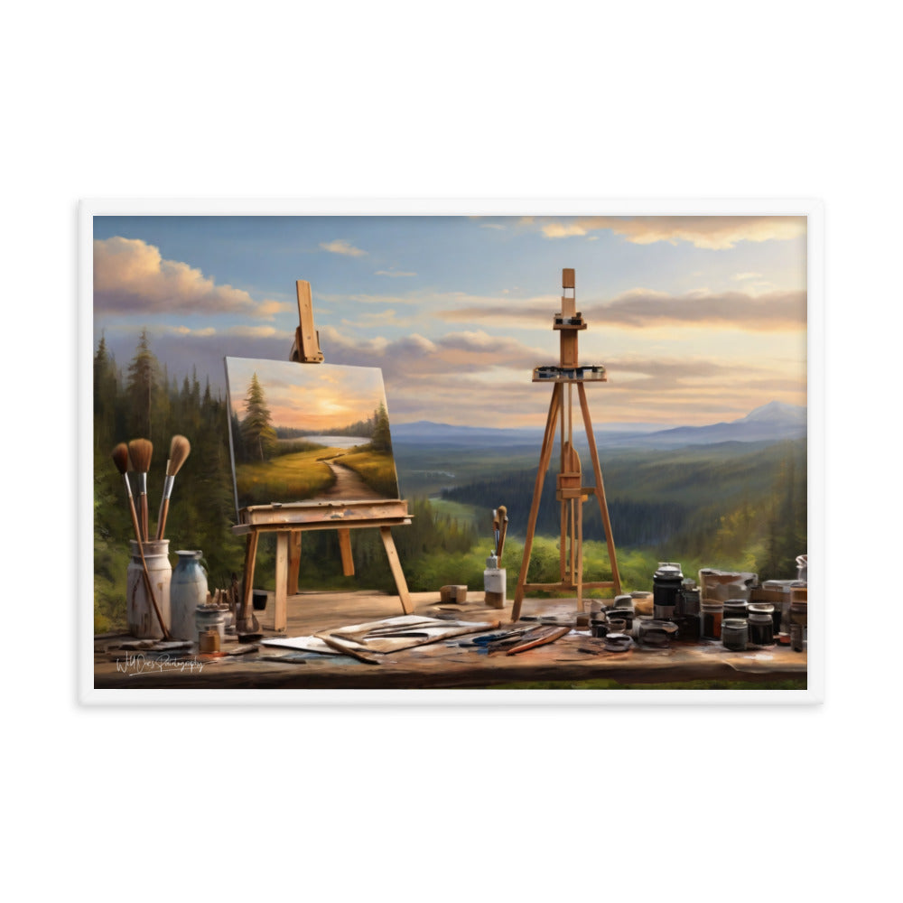 Valley Easel - Framed Paintography