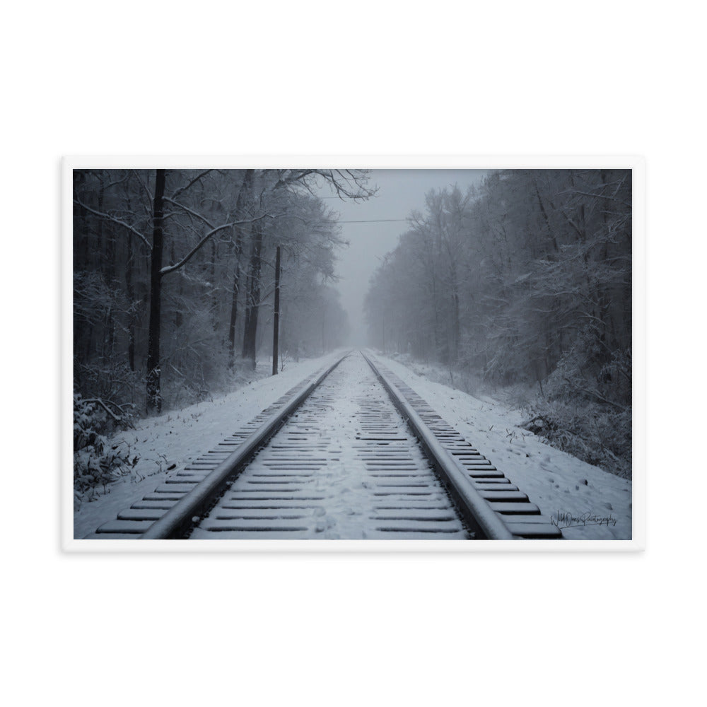 Railway Slumber - Framed Paintography