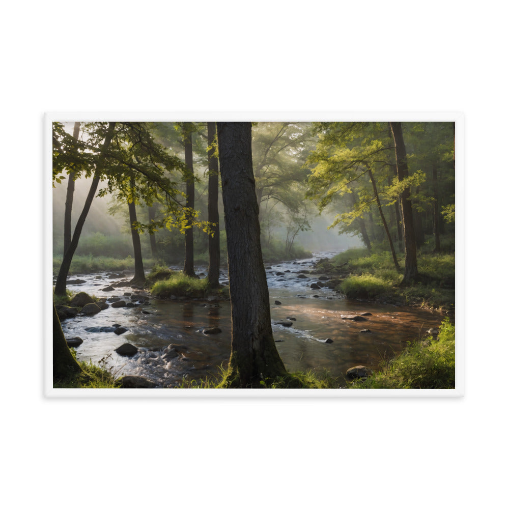 Nature's Oasis - Framed Paintography