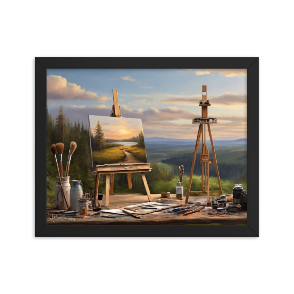 Valley Easel - Framed Paintography