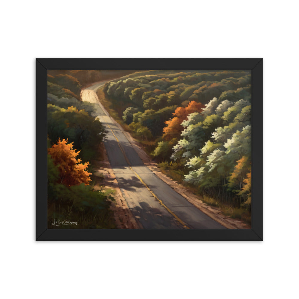 Scenic Way - Framed Paintography