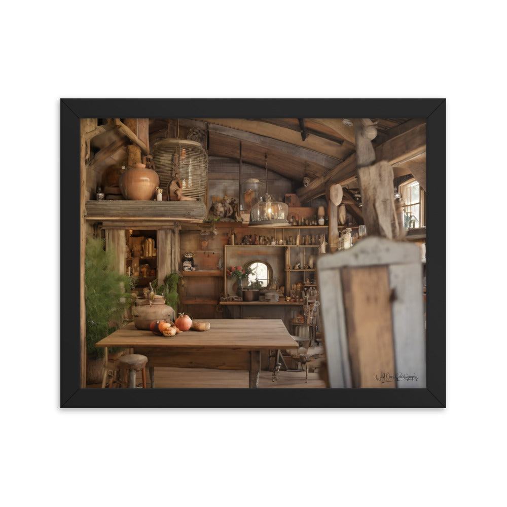 Cottage Dining - Framed Paintography