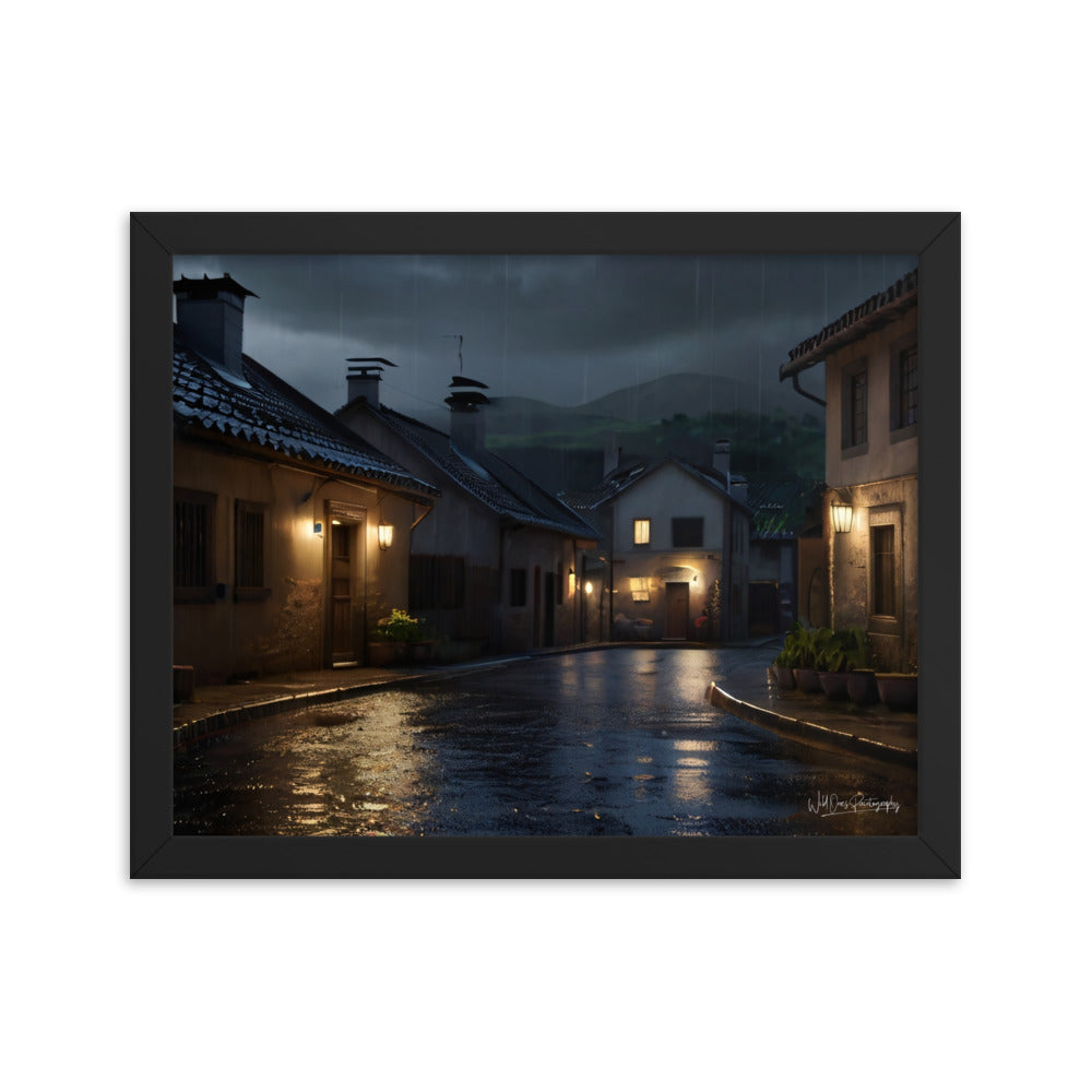 Rainy Day - Framed Paintography