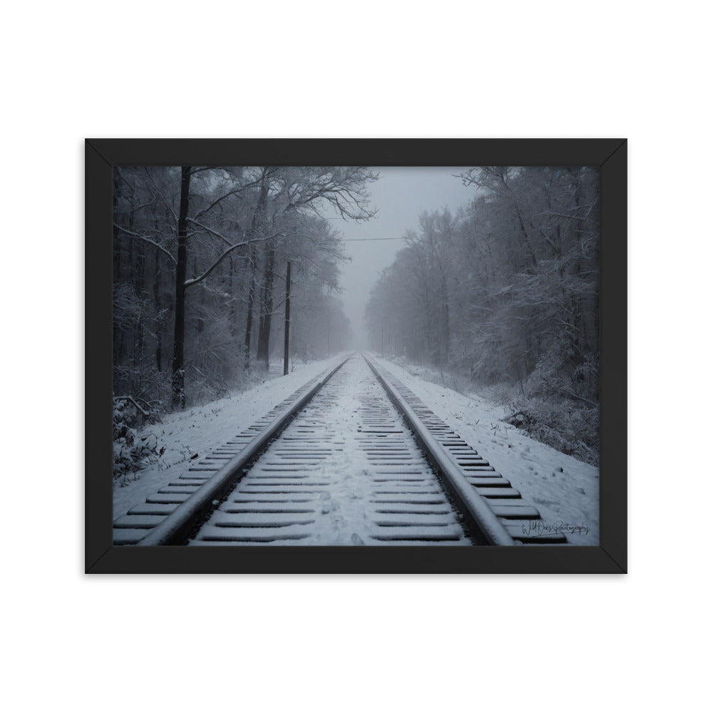 Railway Slumber - Framed Paintography