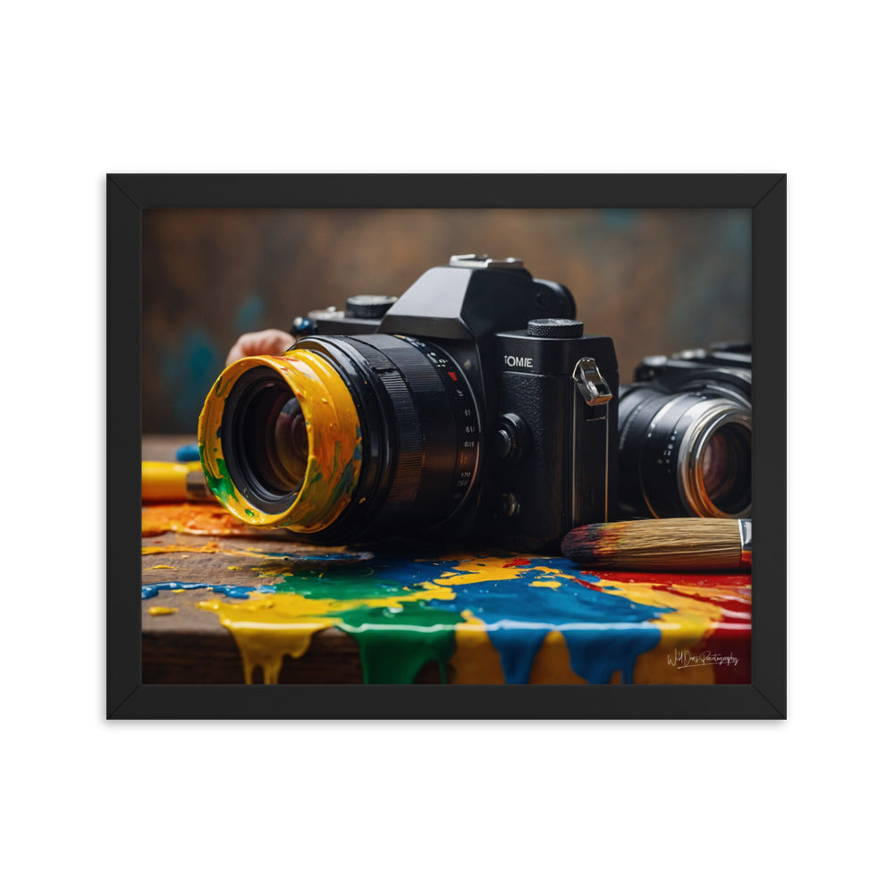 Painted Optic - Framed Paintography