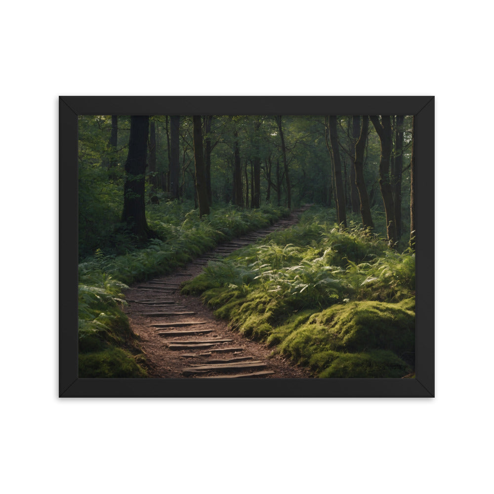 Nature's Forgotten Way - Framed Paintography