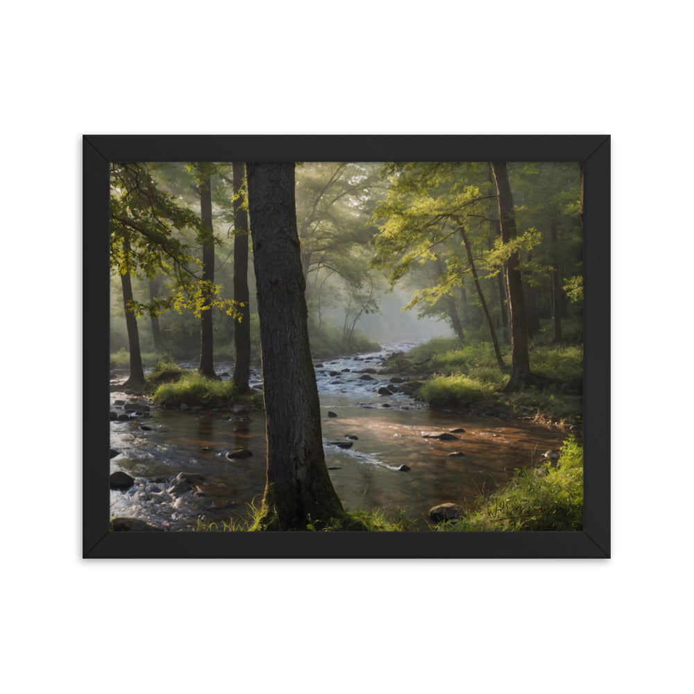Nature's Oasis - Framed Paintography