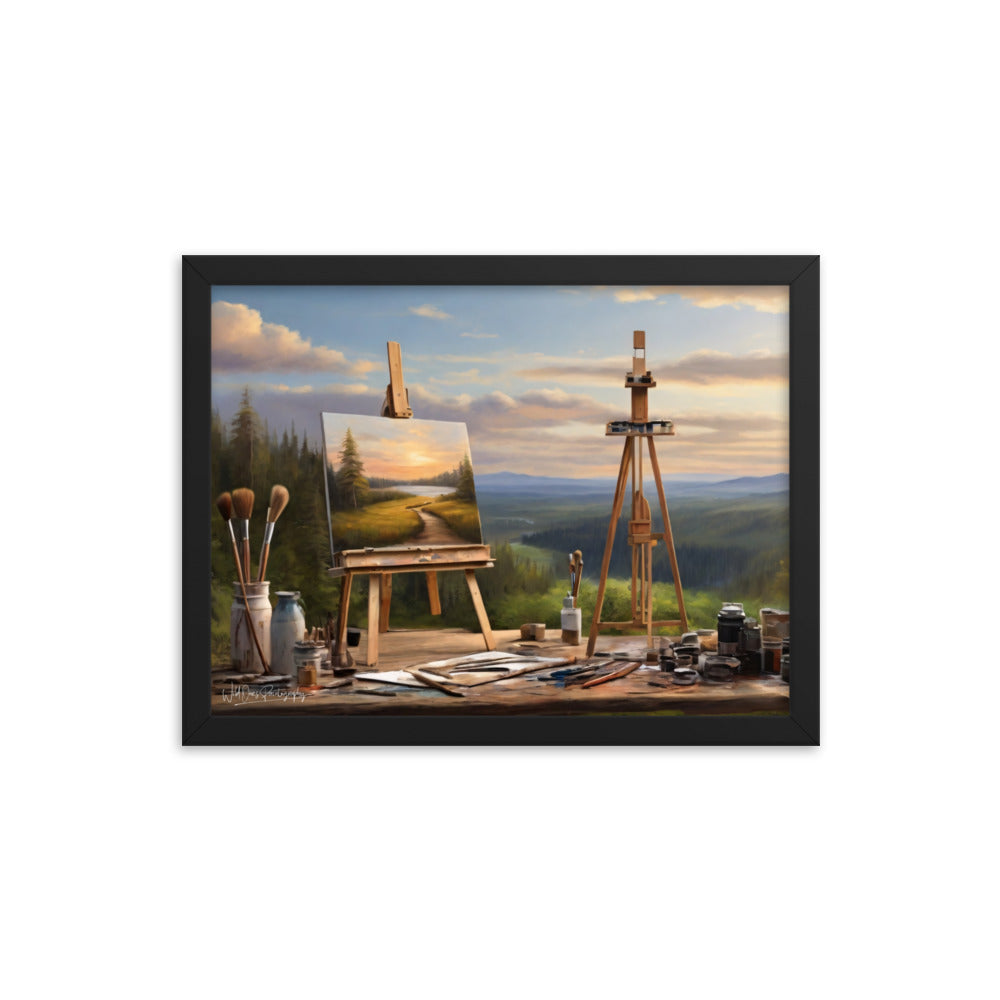 Valley Easel - Framed Paintography