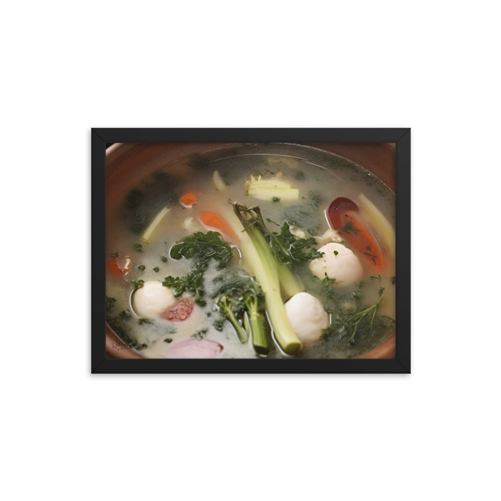 Soup du jour - Framed Paintography