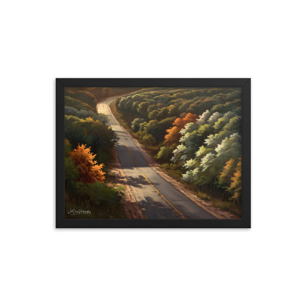 Scenic Way - Framed Paintography