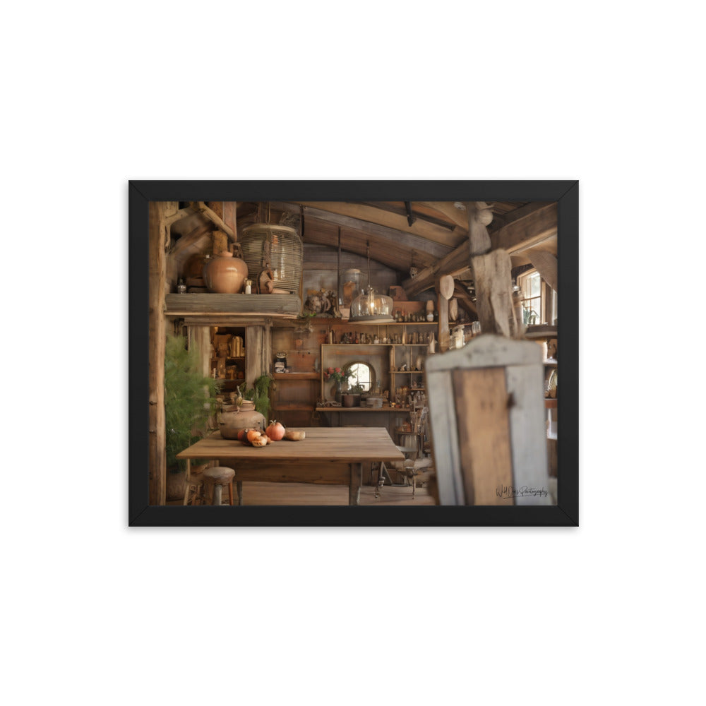 Cottage Dining - Framed Paintography