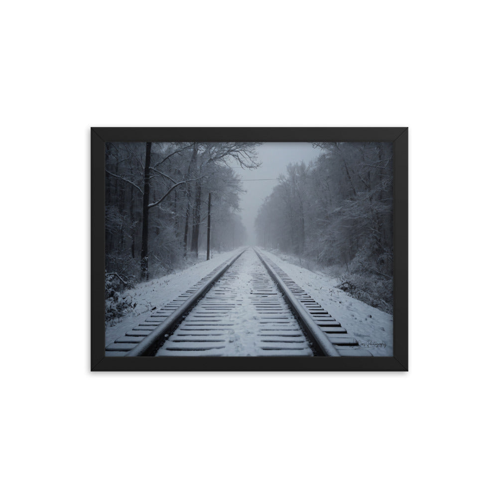 Railway Slumber - Framed Paintography