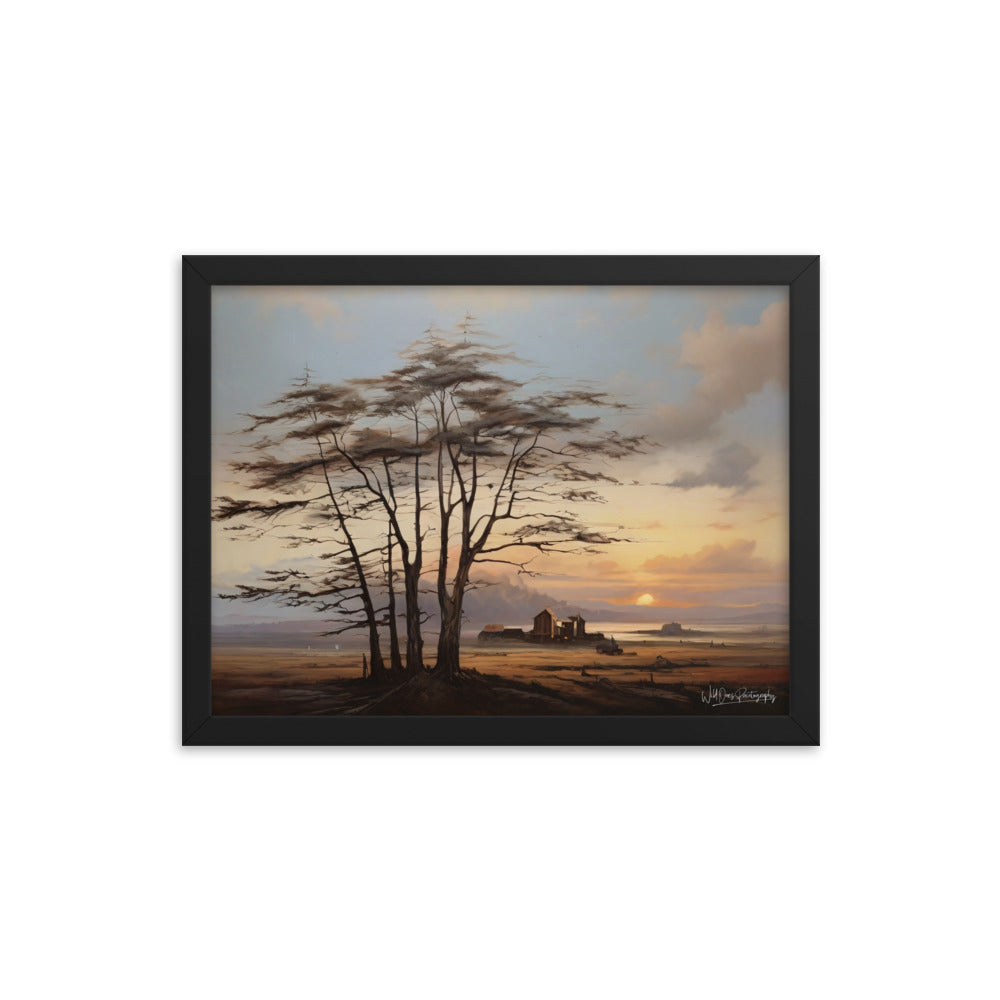 Prairie Tree - Framed Paintography