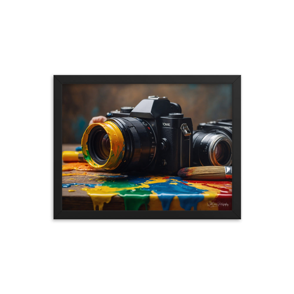 Painted Optic - Framed Paintography