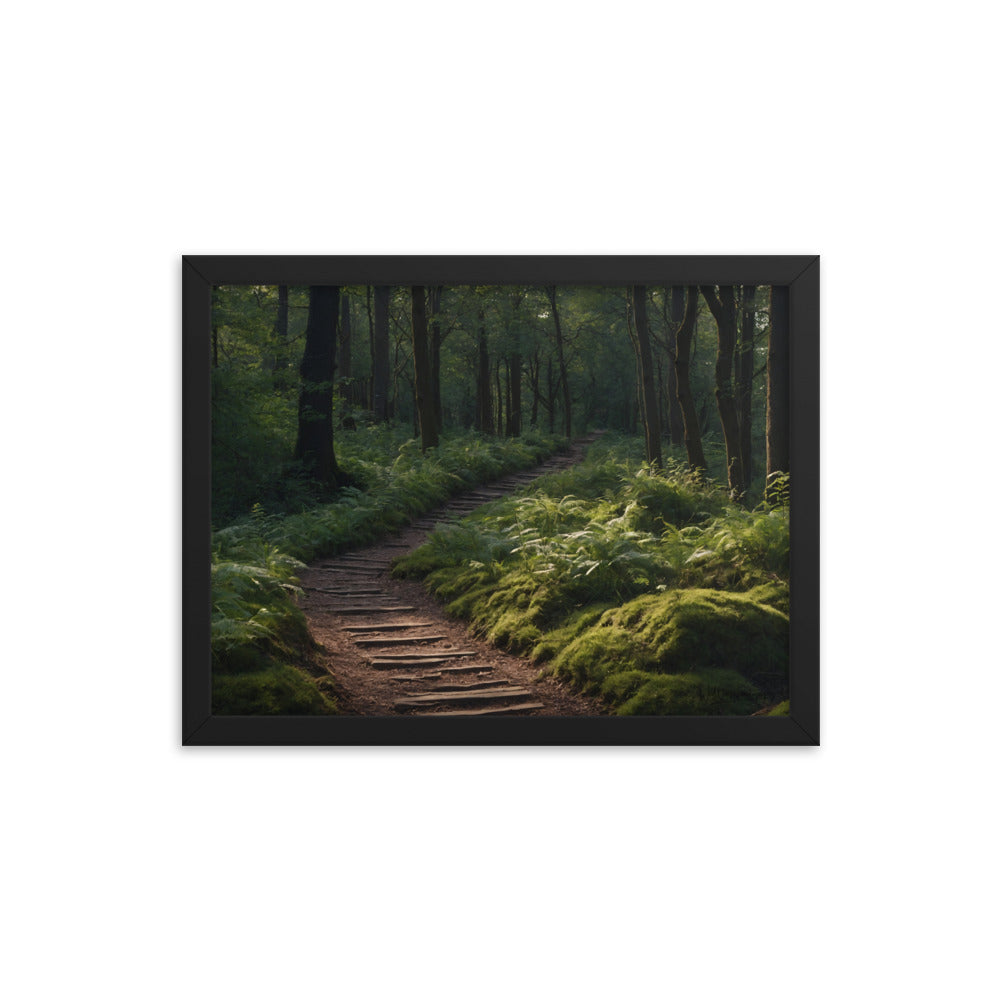 Nature's Forgotten Way - Framed Paintography
