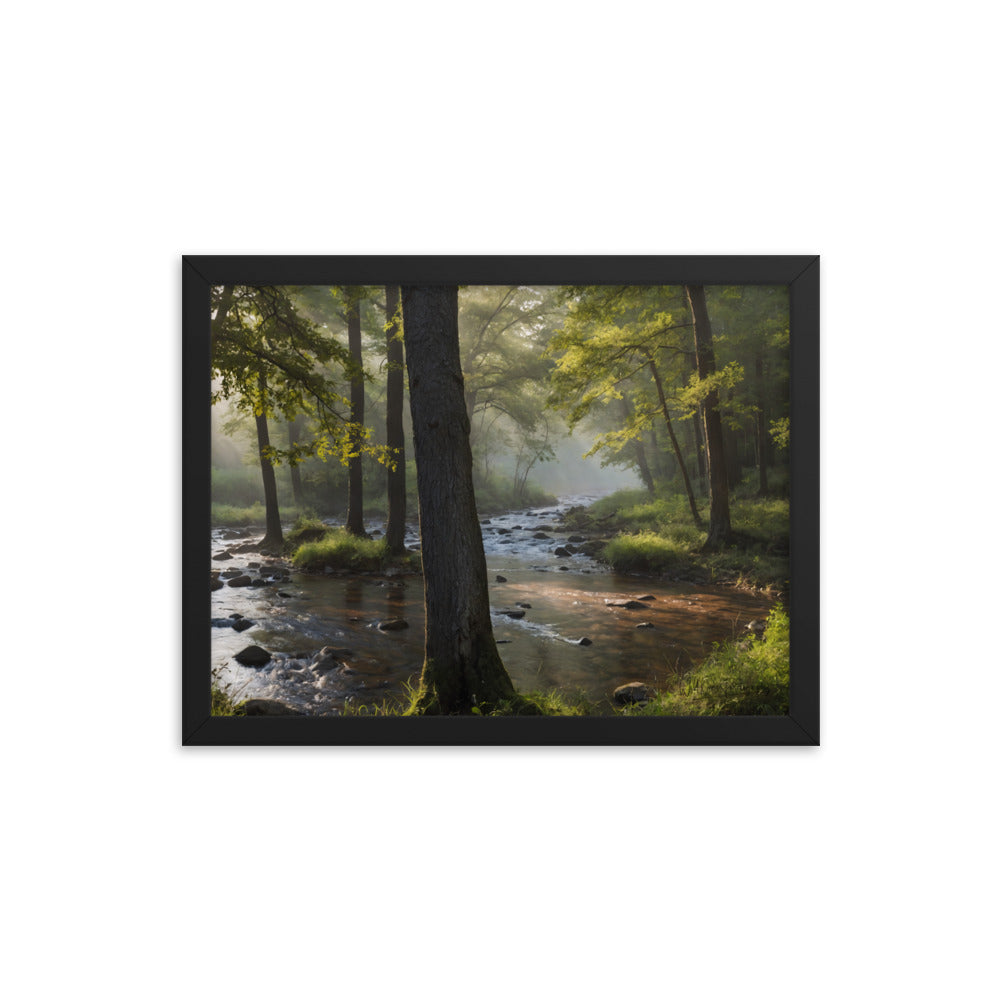 Nature's Oasis - Framed Paintography