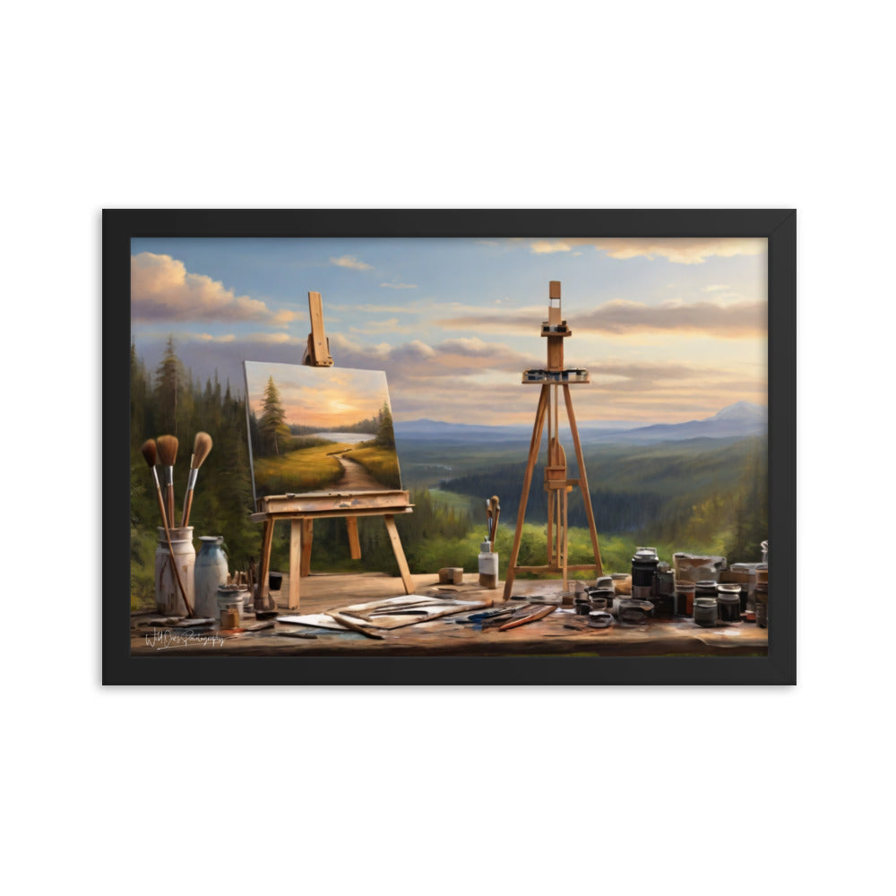 Valley Easel - Framed Paintography