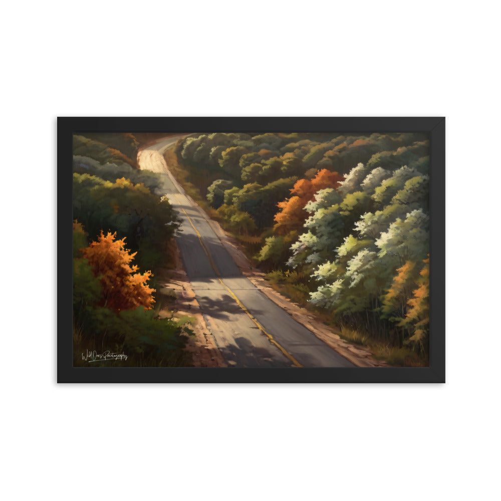 Scenic Way - Framed Paintography