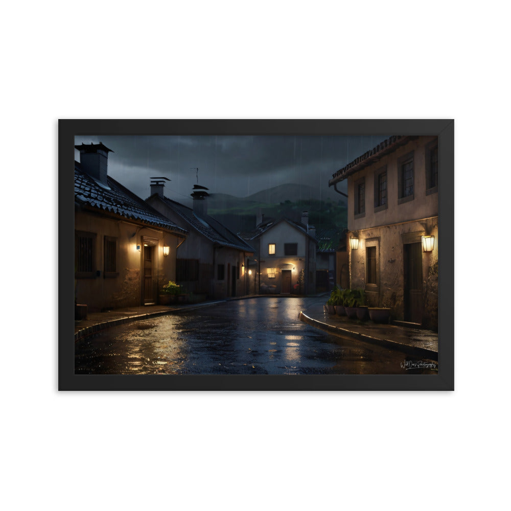 Rainy Day - Framed Paintography