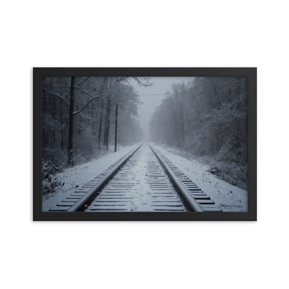 Railway Slumber - Framed Paintography