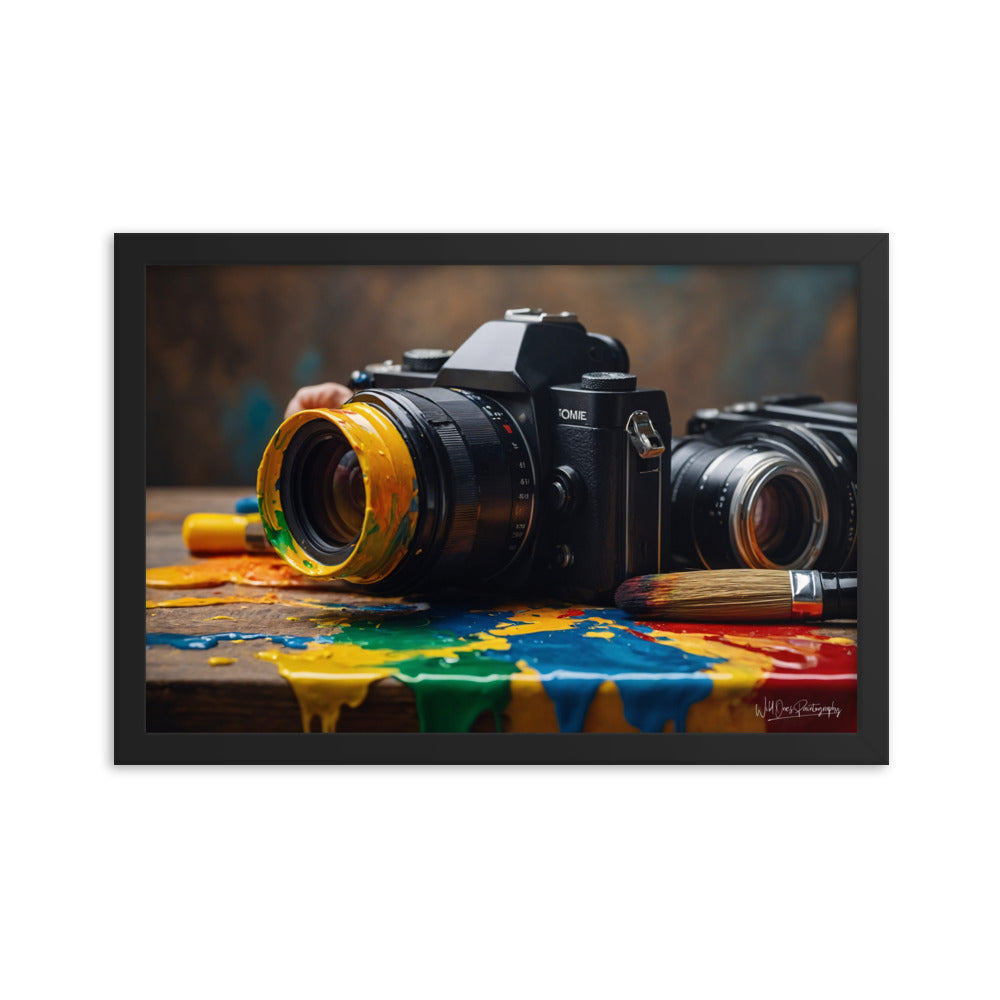 Painted Optic - Framed Paintography