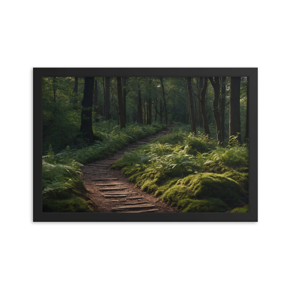 Nature's Forgotten Way - Framed Paintography