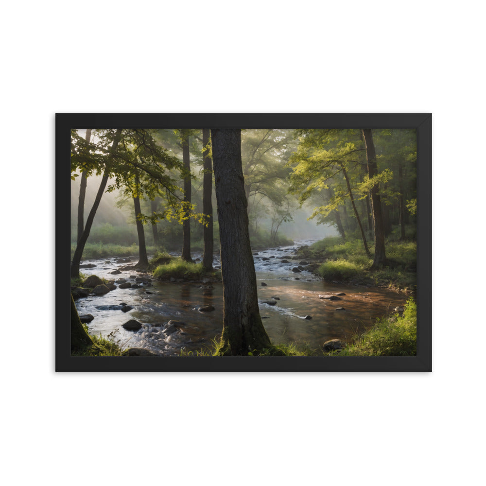 Nature's Oasis - Framed Paintography