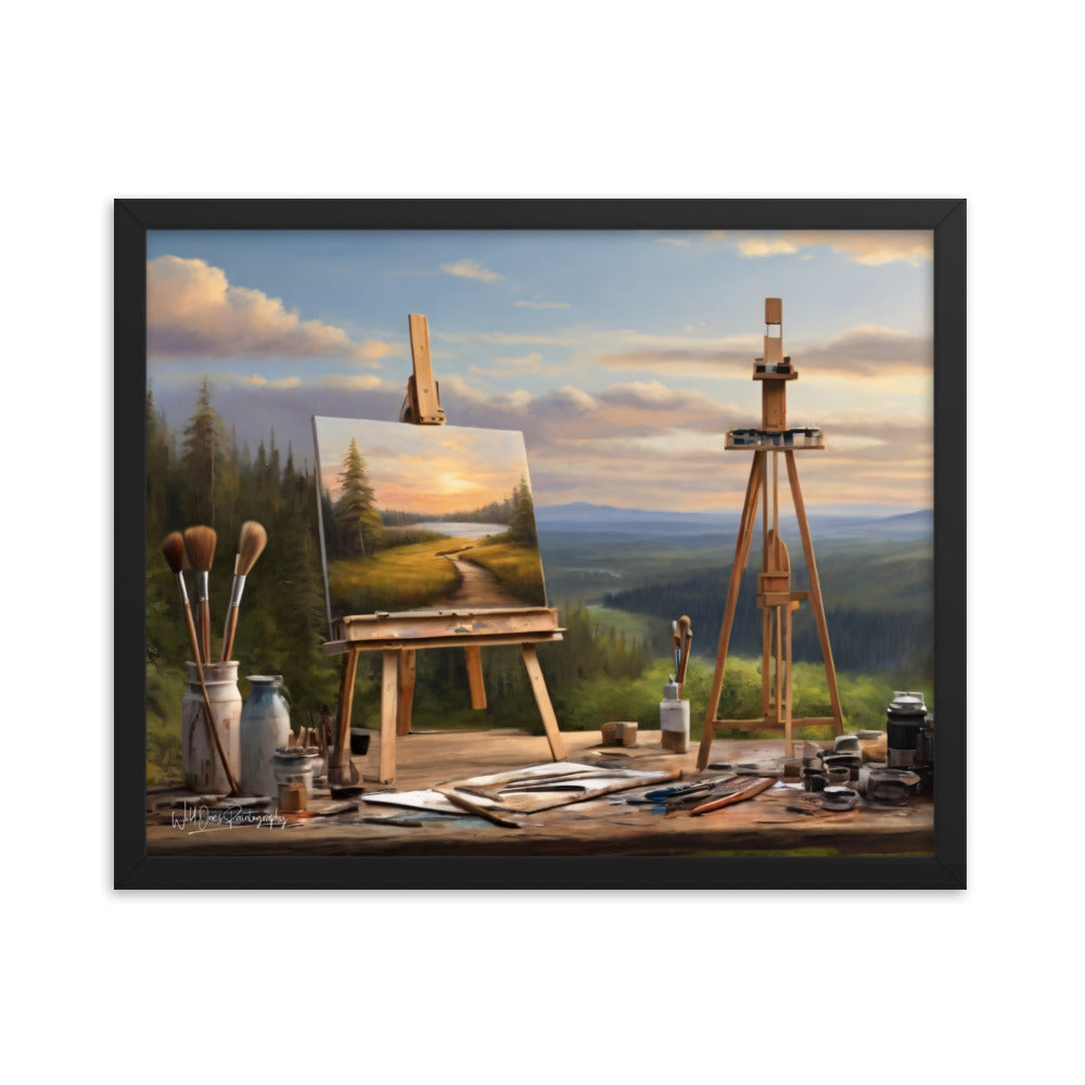 Valley Easel - Framed Paintography