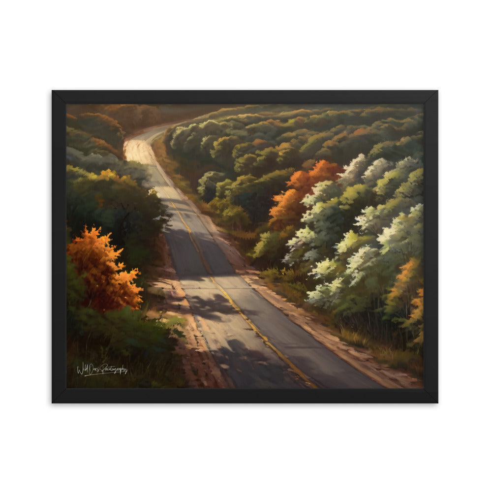 Scenic Way - Framed Paintography