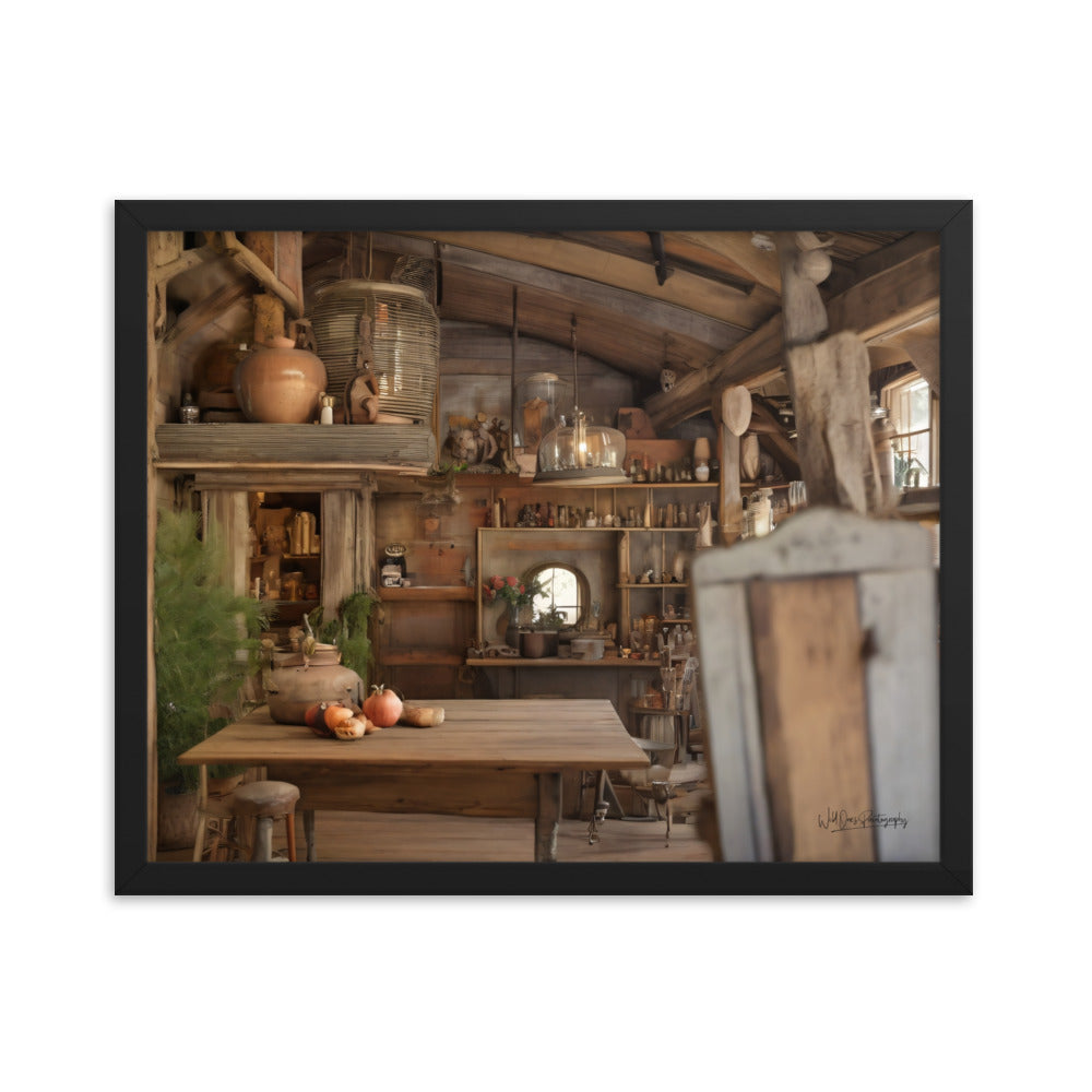 Cottage Dining - Framed Paintography