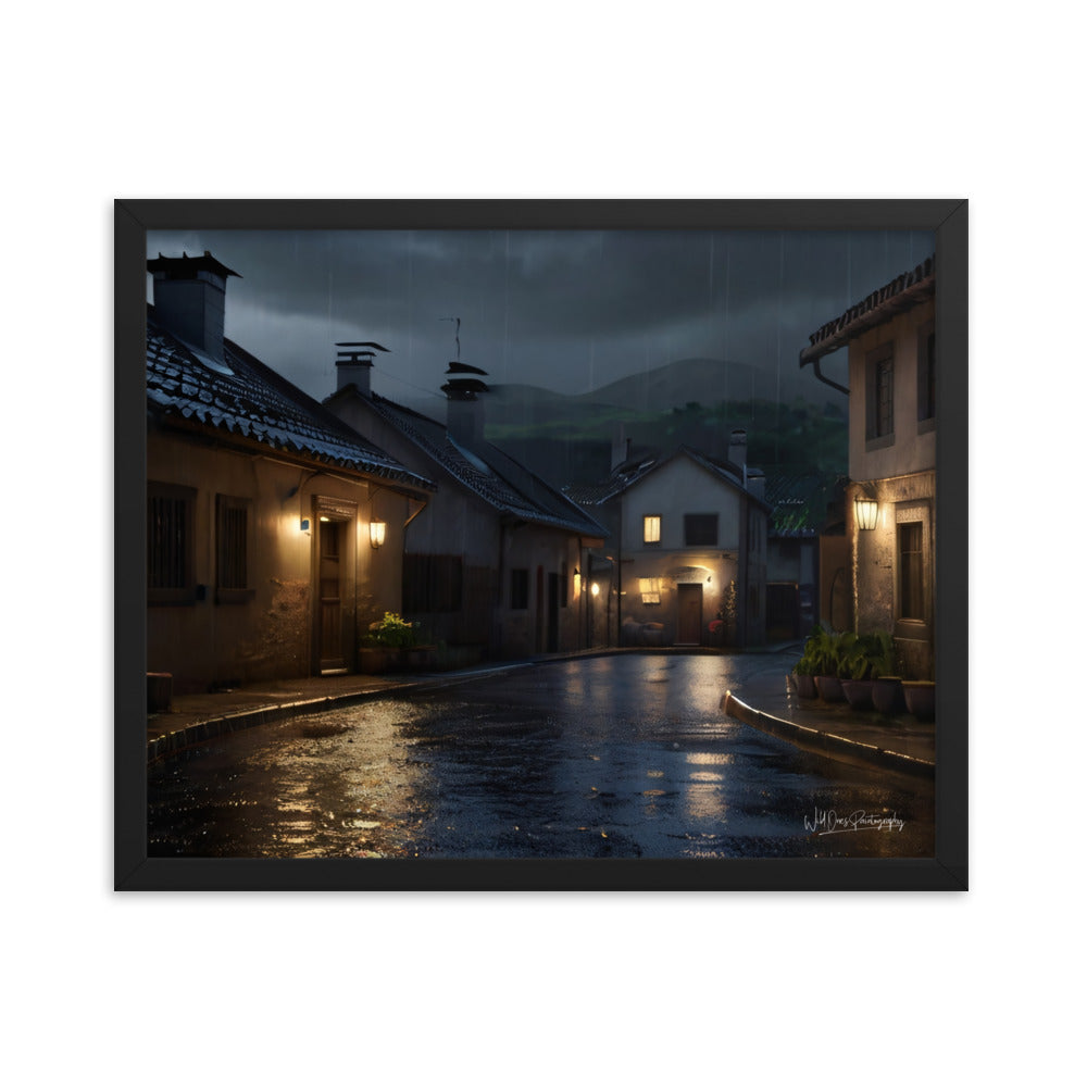 Rainy Day - Framed Paintography