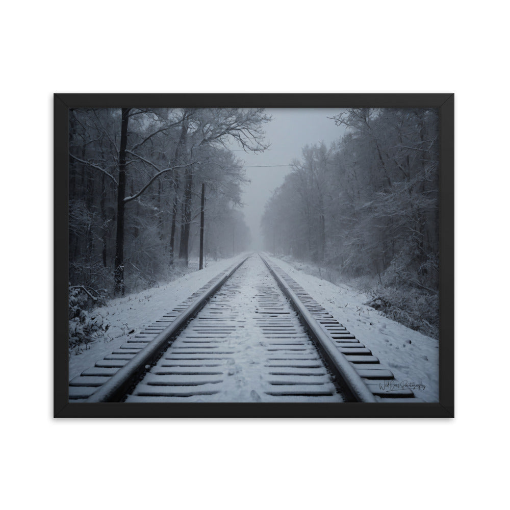 Railway Slumber - Framed Paintography