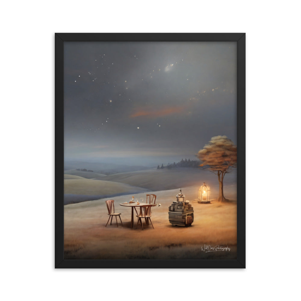 Prairie Tea - Framed Paintography