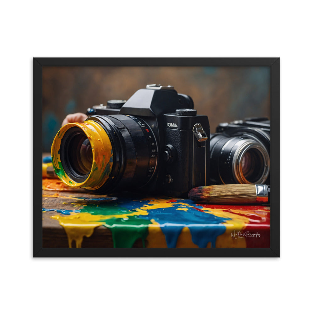Painted Optic - Framed Paintography