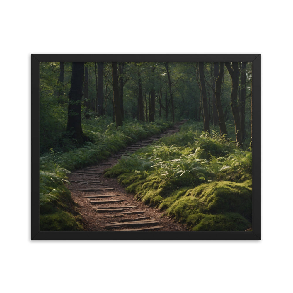 Nature's Forgotten Way - Framed Paintography
