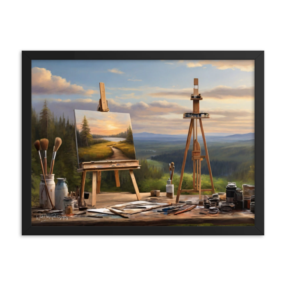 Valley Easel - Framed Paintography