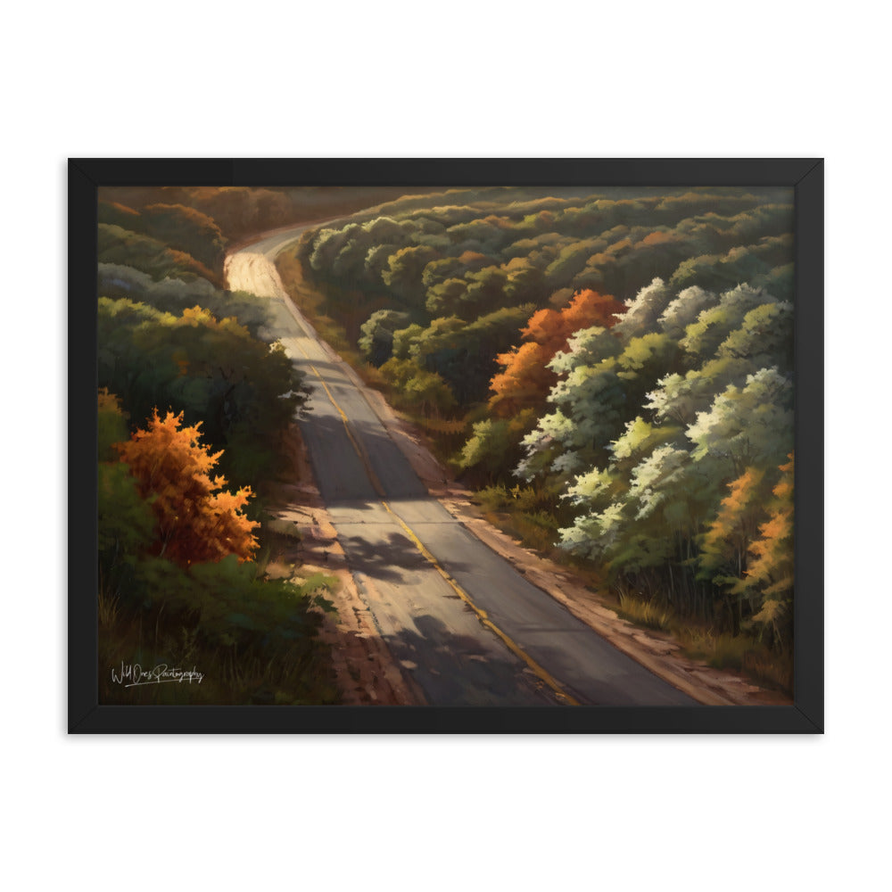 Scenic Way - Framed Paintography