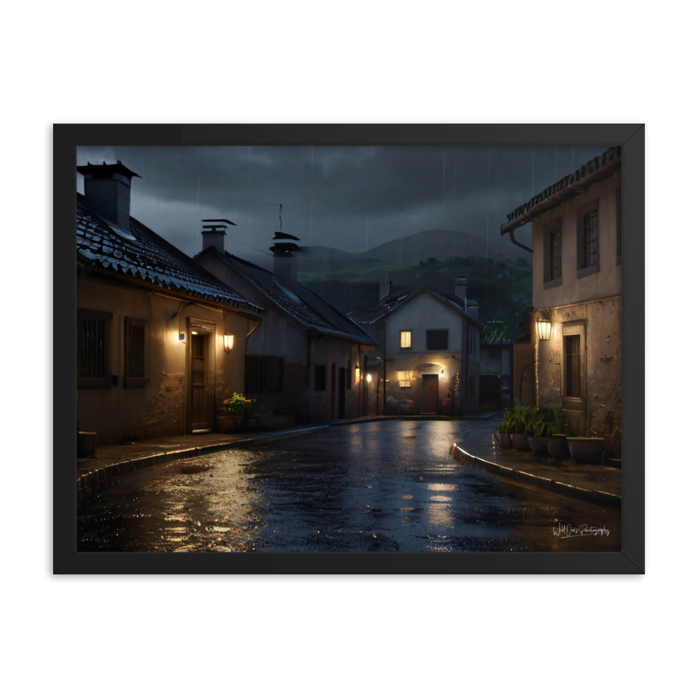 Rainy Day - Framed Paintography