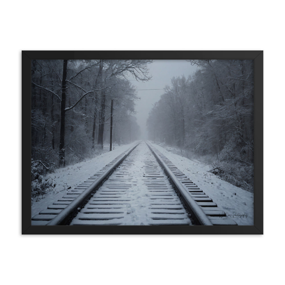 Railway Slumber - Framed Paintography