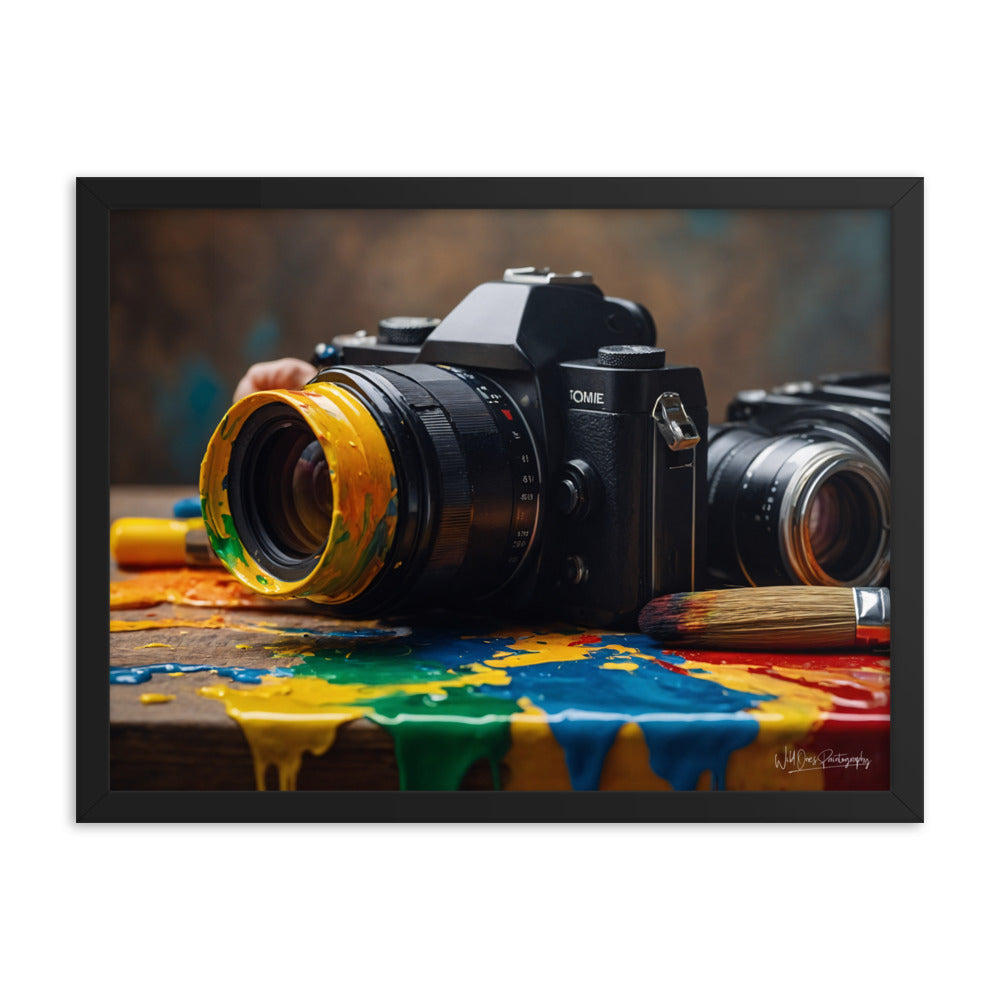 Painted Optic - Framed Paintography