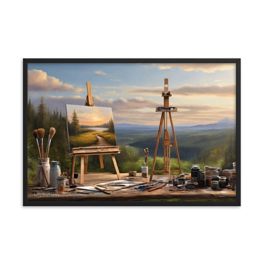 Valley Easel - Framed Paintography