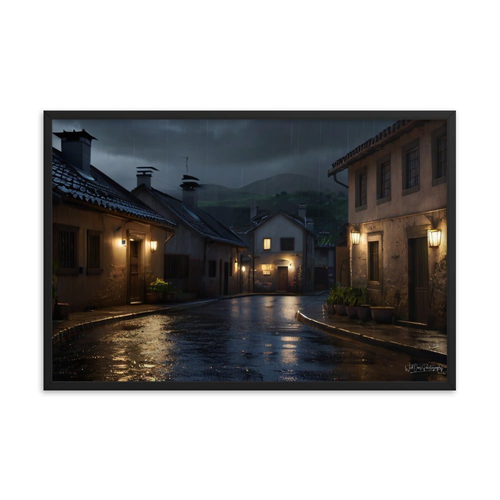 Rainy Day - Framed Paintography
