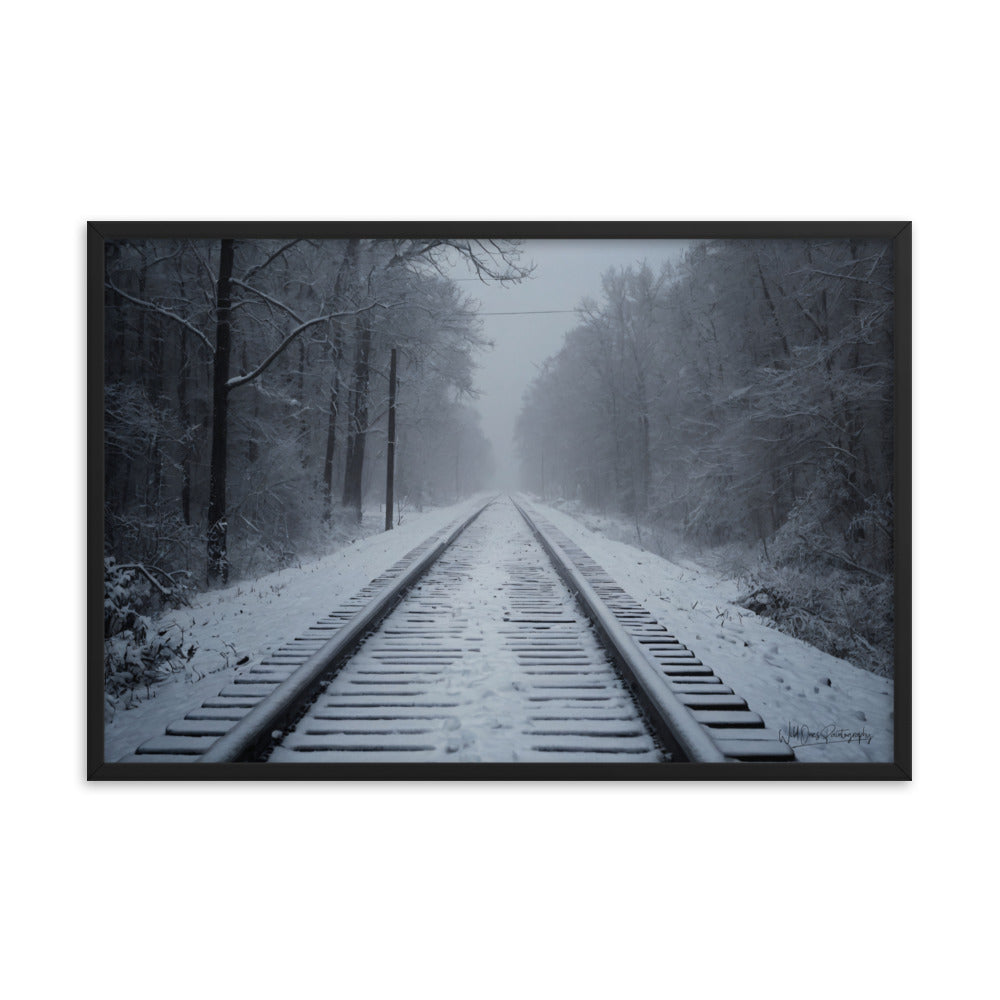 Railway Slumber - Framed Paintography