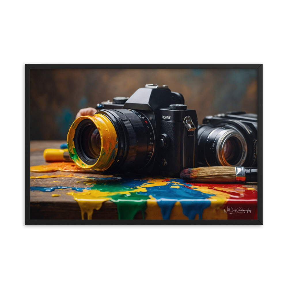 Painted Optic - Framed Paintography