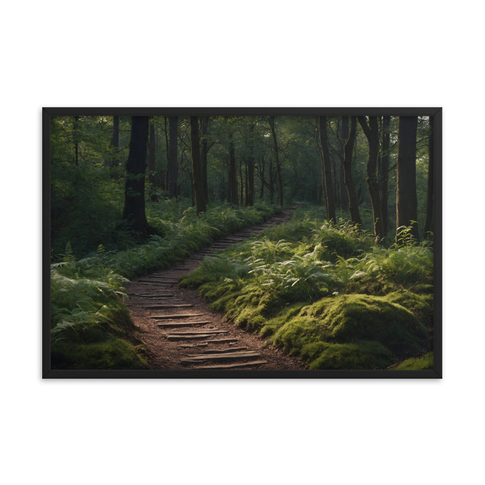 Nature's Forgotten Way - Framed Paintography