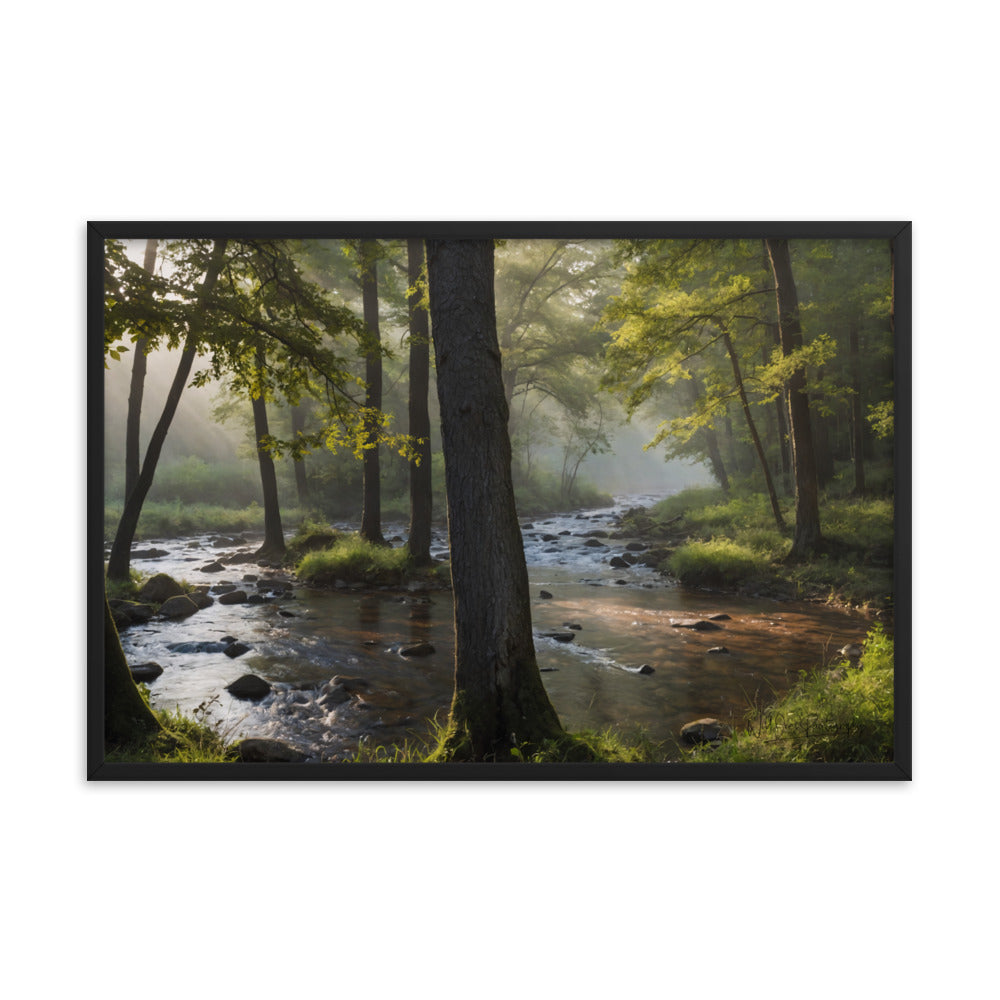 Nature's Oasis - Framed Paintography