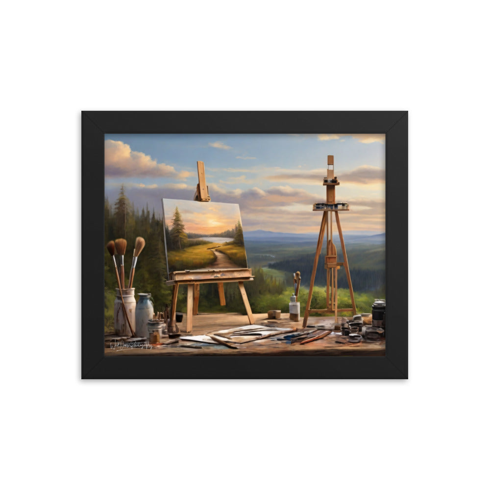 Valley Easel - Framed Paintography