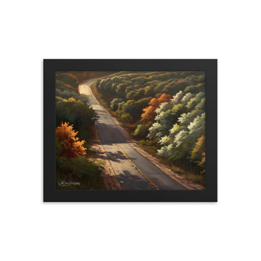Scenic Way - Framed Paintography