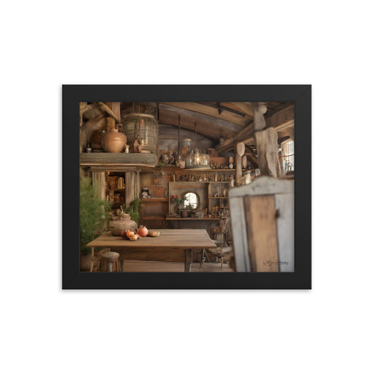Cottage Dining - Framed Paintography