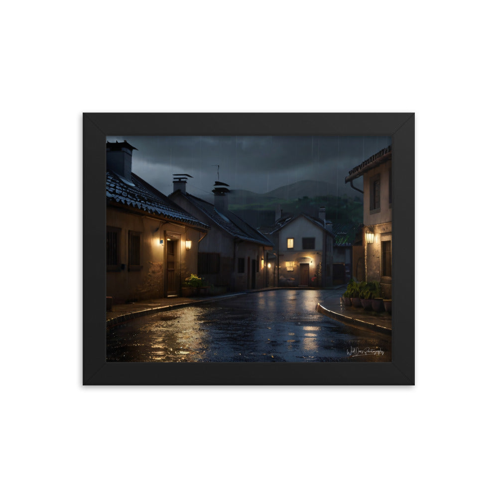 Rainy Day - Framed Paintography